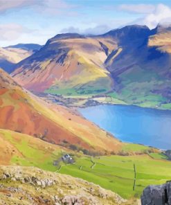 Scafell Pike Lake Paint By Numbers