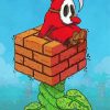 Shy Guy Smoking Paint By Numbers