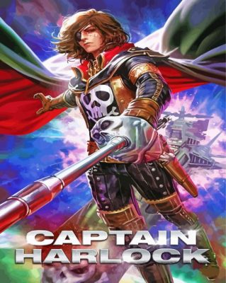 Space Pirate Captain Harlock Poster Art Paint By Numbers