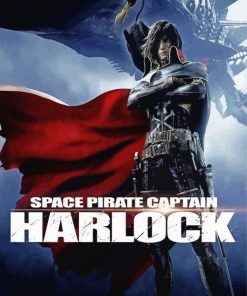 Space Pirate Captain Harlock Paint By Numbers