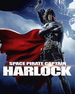 Space Pirate Captain Harlock Paint By Numbers