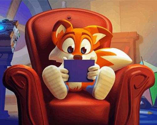 Super Lucky's Tale Game Character Paint By Numbers