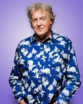 Television Presenter James May Paint By Numbers