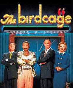 The Birdcage Movie Poster Paint By Numbers