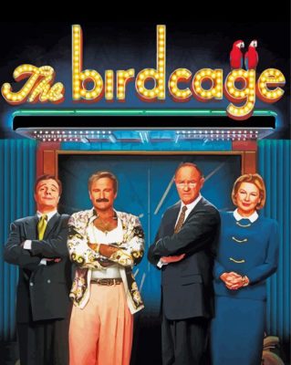 The Birdcage Movie Poster Paint By Numbers