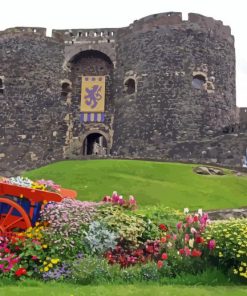 The Carrickfergus Castle Northern Ireland Paint By Numbers