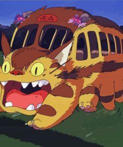 The Catbus Paint By Numbers