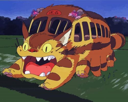 The Catbus Paint By Numbers