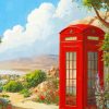 The Red Phone Box Paint By Numbers