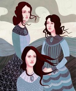 The Three Brontes Sisters Paint By Numbers