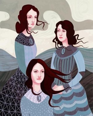 The Three Brontes Sisters Paint By Numbers