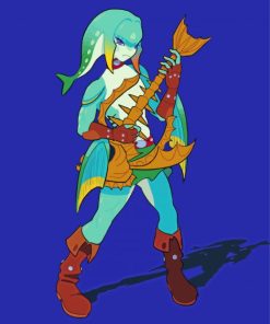 The Zora Legend Of Zelda Paint By Numbers