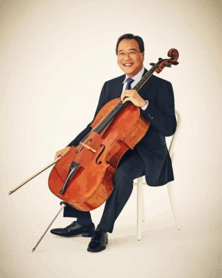 The Cellist Yo Yo Ma Paint By Numbers