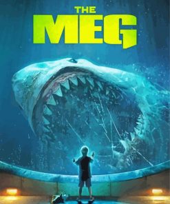 The Meg Movie Paint By Numbers
