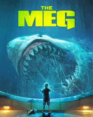 The Meg Movie Paint By Numbers