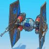 TIE Fighter Paint By Numbers