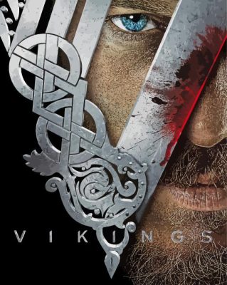 Vikings Logo Poster Paint By Numbers