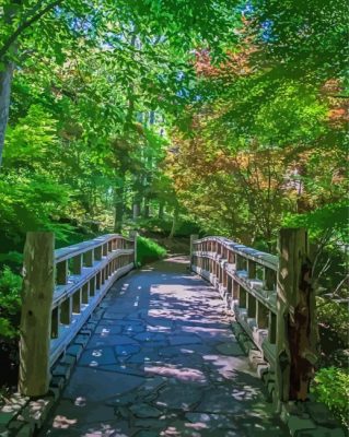 Woodland Bridge Paint By Numbers