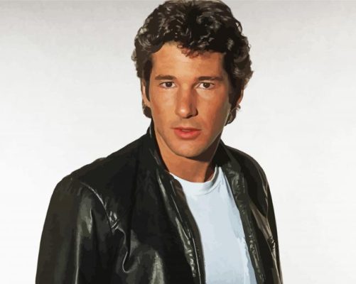 Young American Actor Richard Gere Paint By Numbers