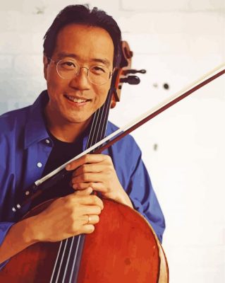 Young Cellist Yo Yo Ma Paint By Numbers