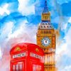 Abstract Big Ben Paint By Numbers