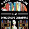 Aesthetic A Well Read Woman Is A Dangerous Creature Paint By Numbers
