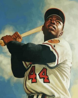 Aesthetic Hank Aaron Paint By Numbers