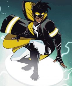 Aesthetic Static Shock Paint By Numbers