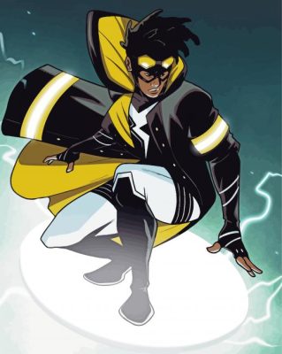 Aesthetic Static Shock Paint By Numbers