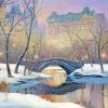 Aesthetic Winter Central Park Art Paint By Numbers