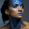 African Lady With Blue Lips Paint By Numbers