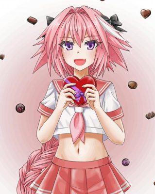 Astolfo Anime Character Paint By Numbers