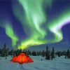 Aurora Night Camping Paint By Numbers
