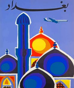Baghdad Poster Paint By Numbers