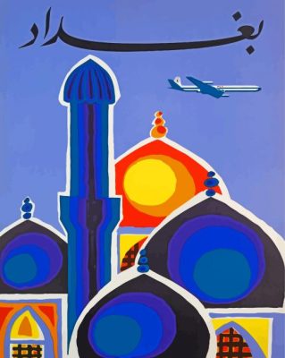 Baghdad Poster Paint By Numbers