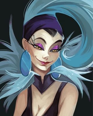 Beautiful Yzma Emperors New Groove Paint By Numbers