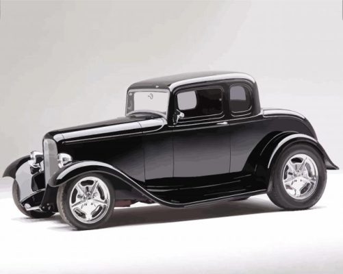 Black 1932 Ford Coupe Paint By Numbers