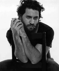 Black And White Edgar Ramirez Paint By Numbers