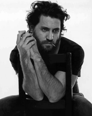 Black And White Edgar Ramirez Paint By Numbers