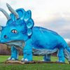 Blue Triceratops Paint By Numbers