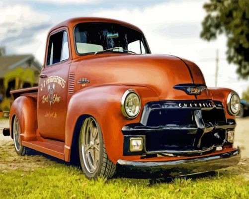 Chevrolet Classic Truck Paint By Numbers