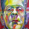 Colorful Abstract Frankenstein Paint By Numbers
