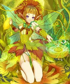 Anime Fairy Girl Paint By Numbers