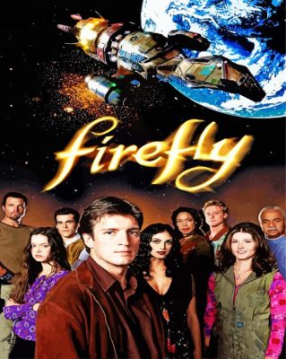 Firefly Classic TV Series Poster Paint By Numbers