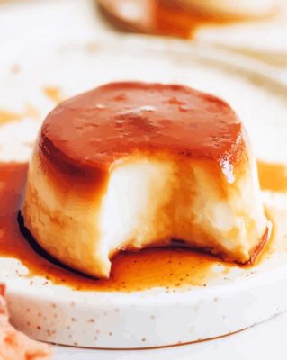 Flan Food Paint By Numbers