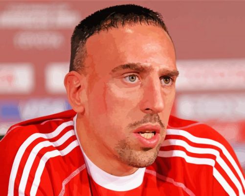 Franck Ribéry Footballer Paint By Numbers