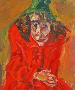 Girl In A Red Dress Chaim Soutine Paint By Numbers