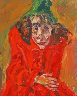 Girl In A Red Dress Chaim Soutine Paint By Numbers