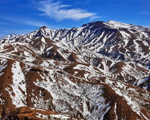 High Atlas Mountains Of Africa Paint By Numbers