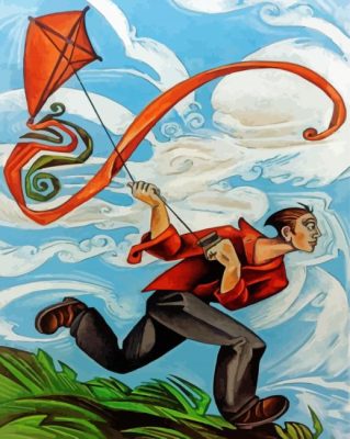 Kite Flying Art Paint By Numbers